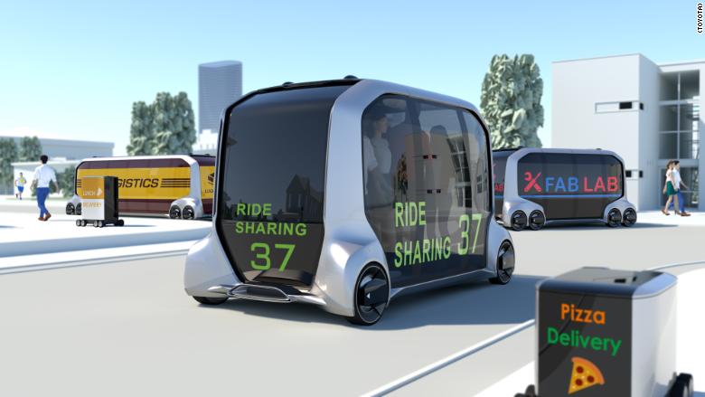 pizza delivery autonomous vehicle