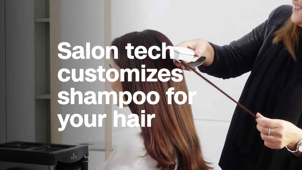 Salon tech will customize shampoo to your hair