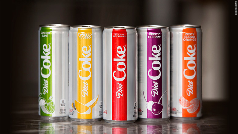 Diet Coke's new cans and flavors are Millennial-friendly