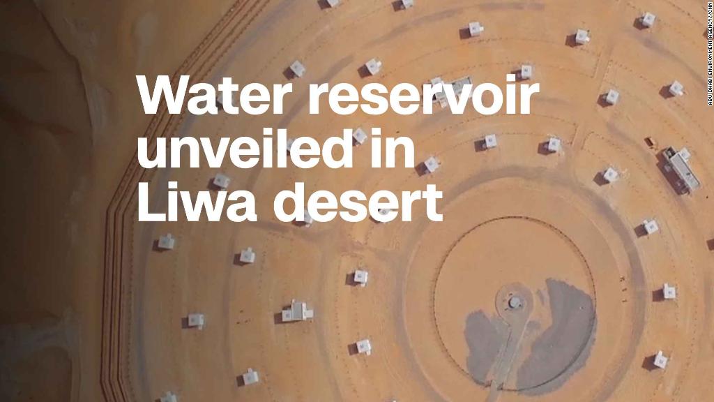 World's largest water reservoir unveiled in the desert