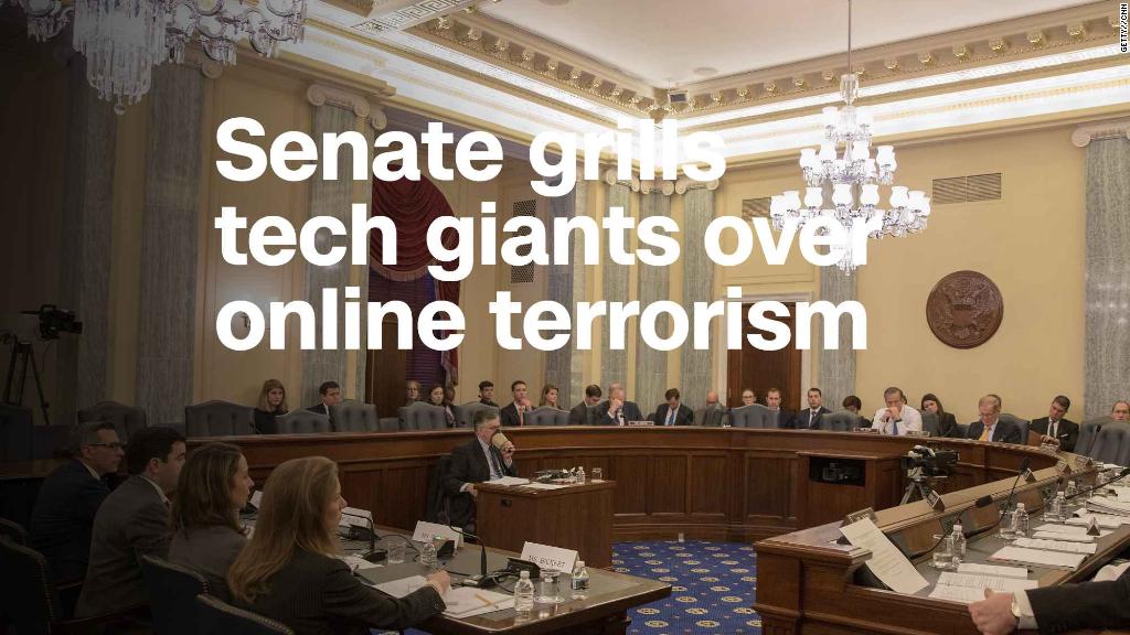 Senate committee grills tech giants over online terrorism