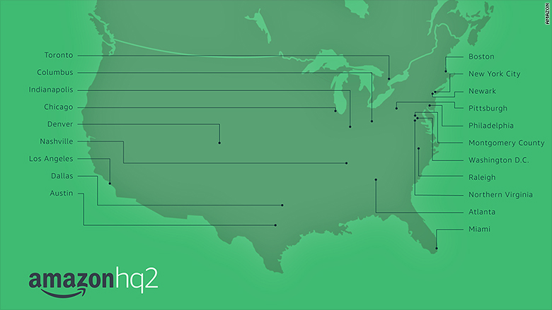 amazon hq2 map