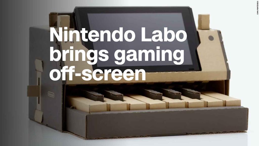 Nintendo Labo: DIY cardboard kit brings gaming off-screen