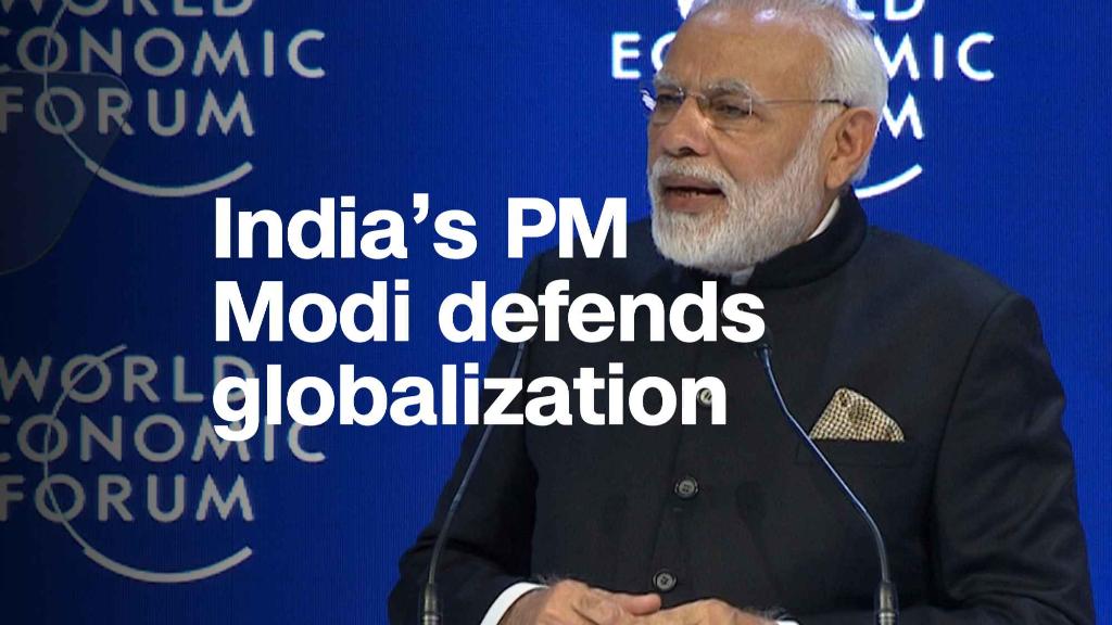 India's PM Modi defends globalization