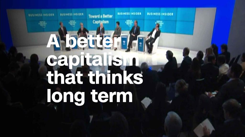 Creating a better capitalism that thinks long term