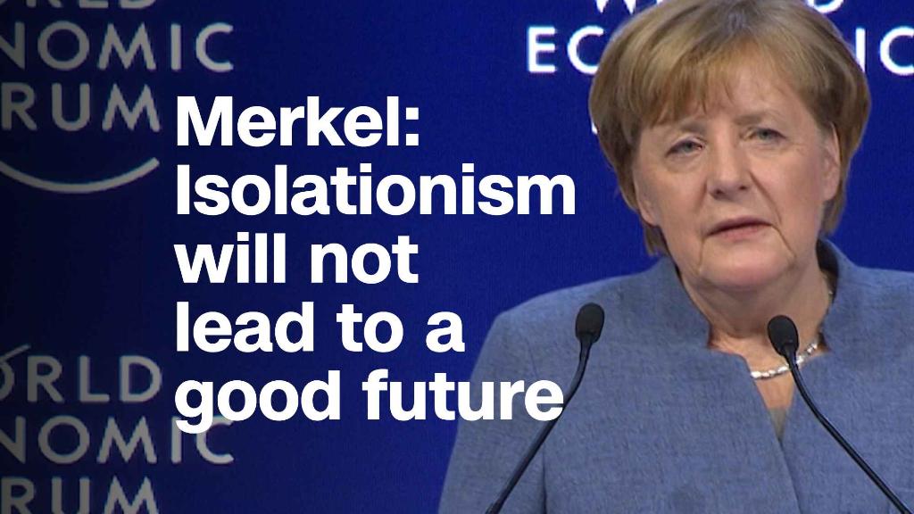 Merkel: Isolationism will not lead to a good future 