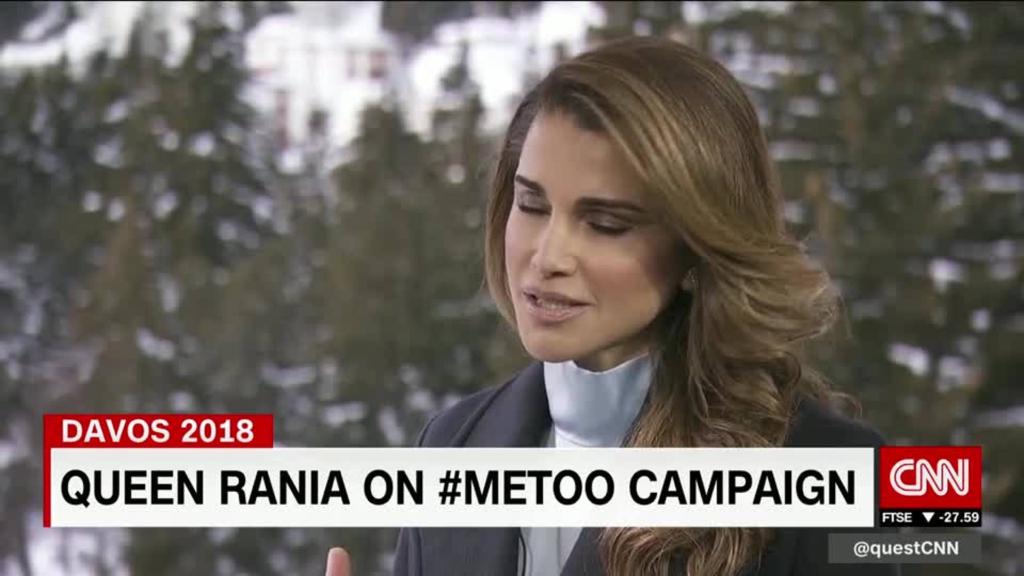 Queen Rania calls for change #MeToo 