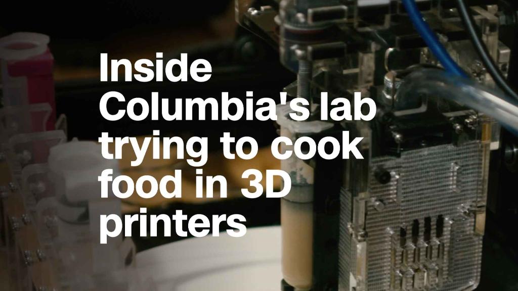 Inside Columbia's lab trying to cook food in 3D printers