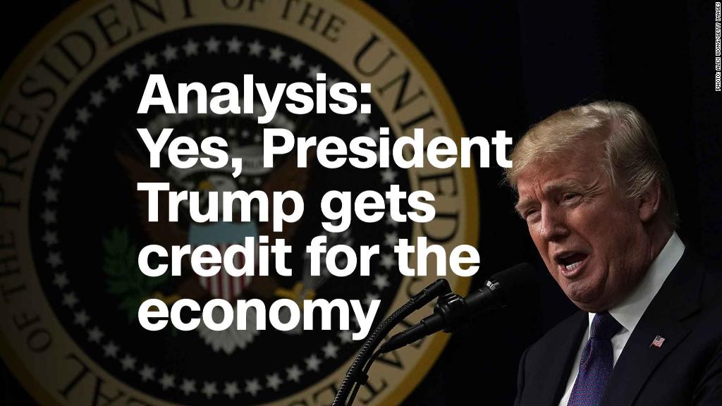 Analysis: Yes, President Trump gets credit for the economy