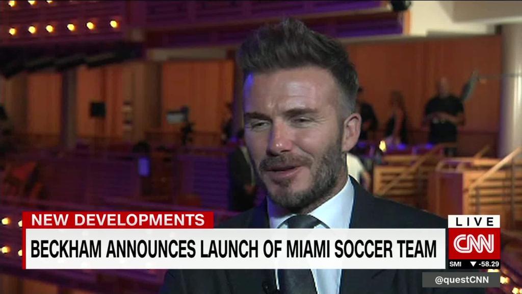 Beckham starts Miami soccer team