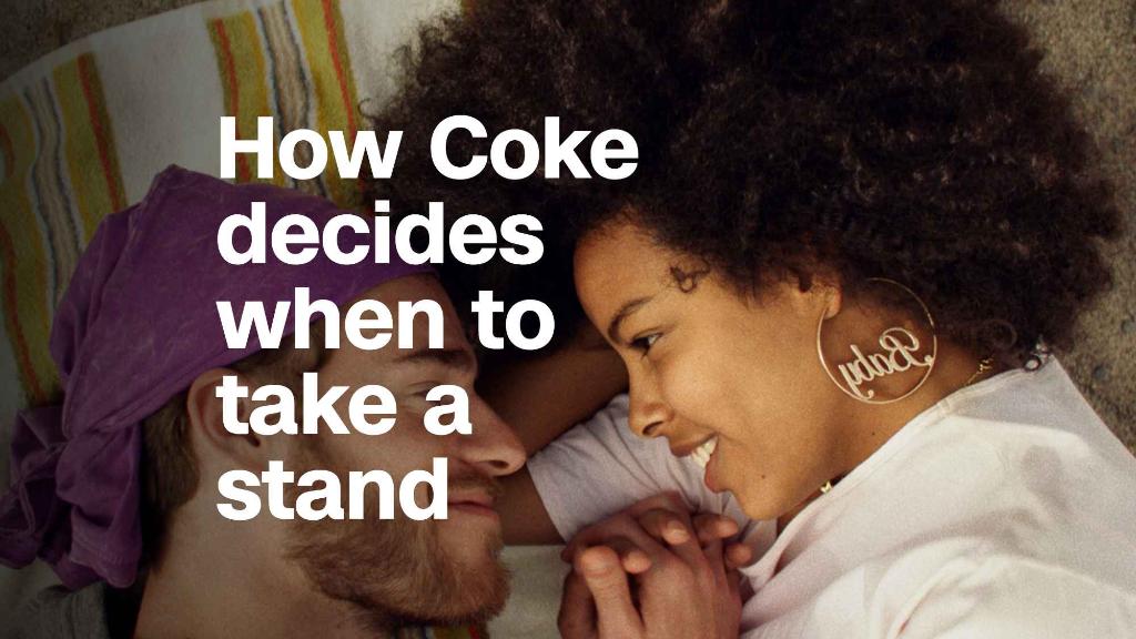 How Coke decides when to take a stand