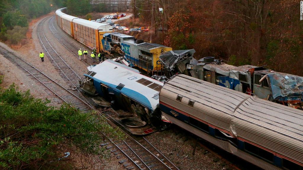 car crashing train