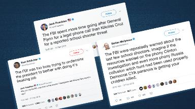 Casting blame on Russia probe, far-right fumes at FBI in aftermath of Florida shooting