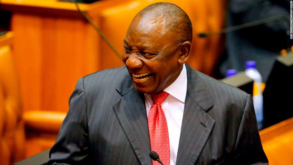 Cyril Ramaphosa sworn in as South Africa's president