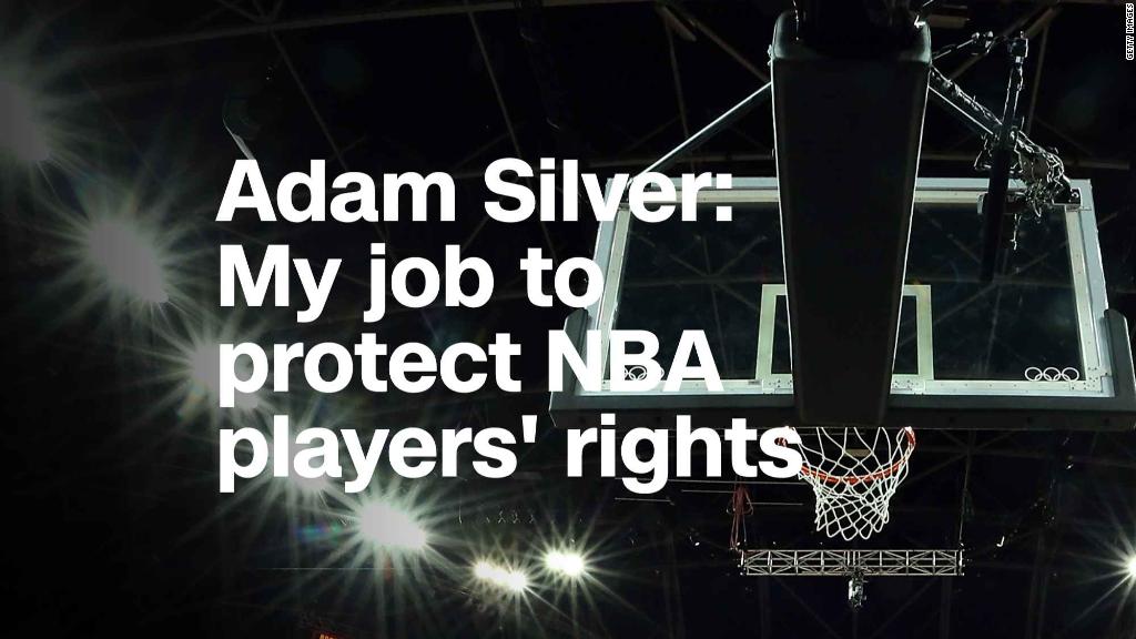 Adam Silver: My job is to protect NBA players' free speech