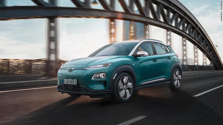 hyundai kona electric front corner