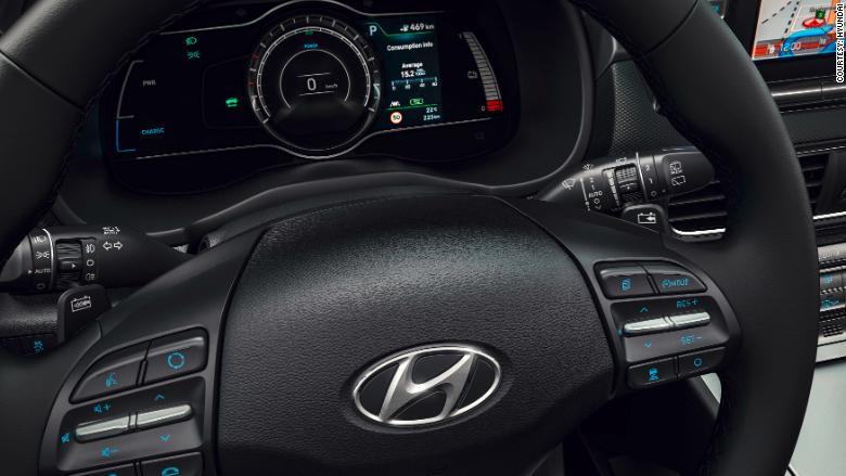 hyundai kona electric gauge