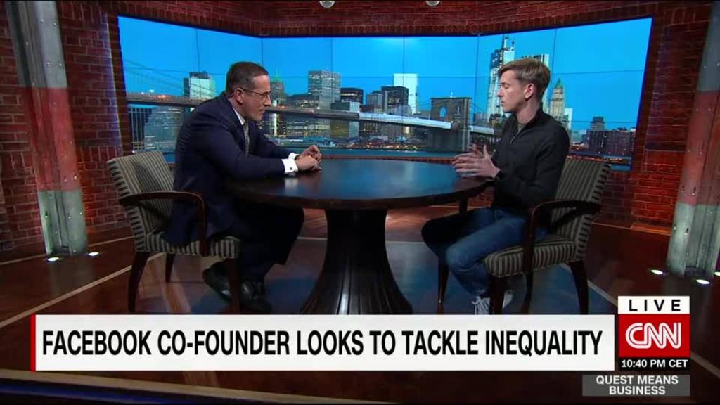 Facebook Co-Founder Chris Hughes looks to tackle inequality