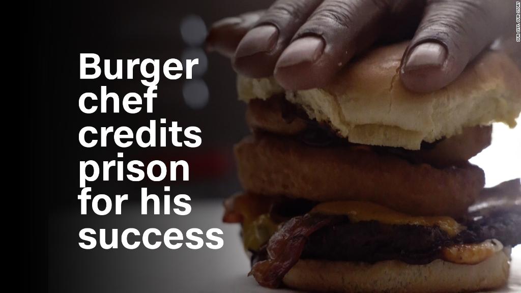 Burger chef credits prison for his success