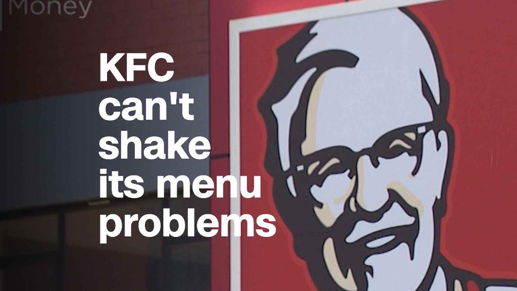 KFC can't shake its menu problems in the UK