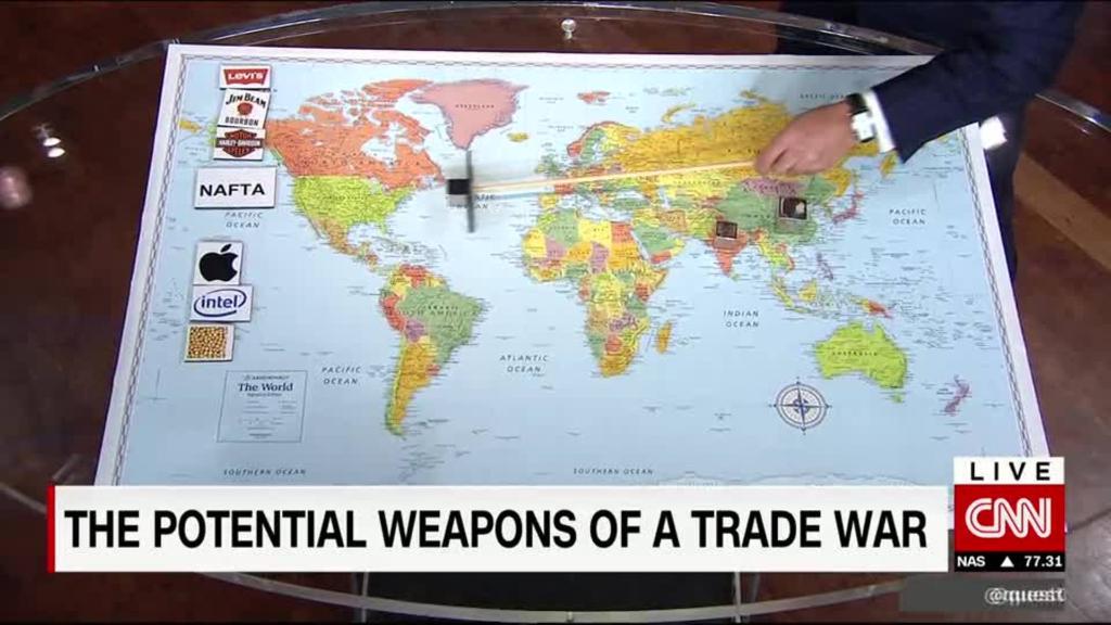 The potential weapons for a trade war