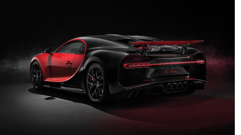 bugatti chiron sport rear corner