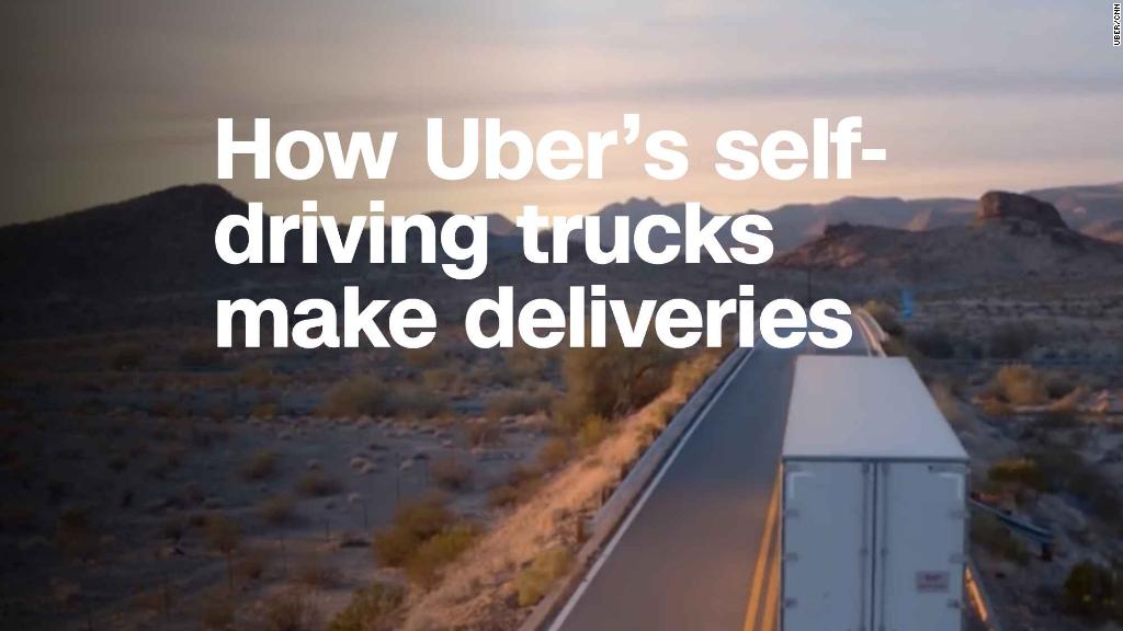 Here's how Uber's self-driving trucks make deliveries