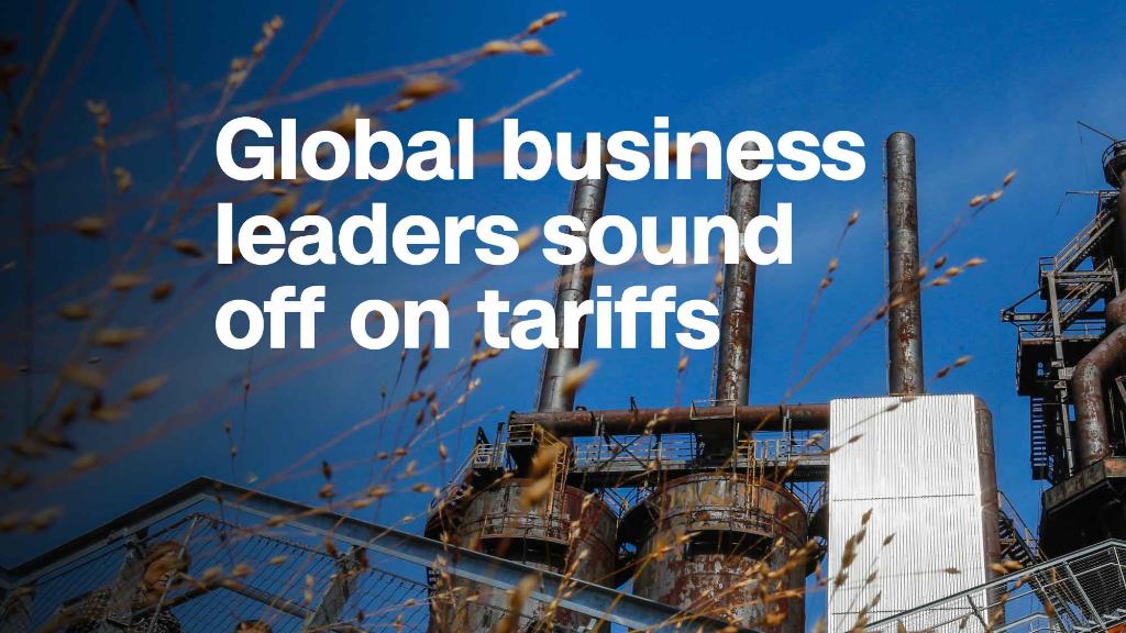 Global business leaders sound off on tariffs