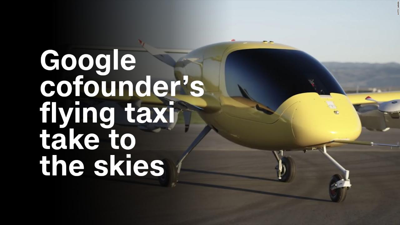 See Google cofounder's flying taxi take to the skies