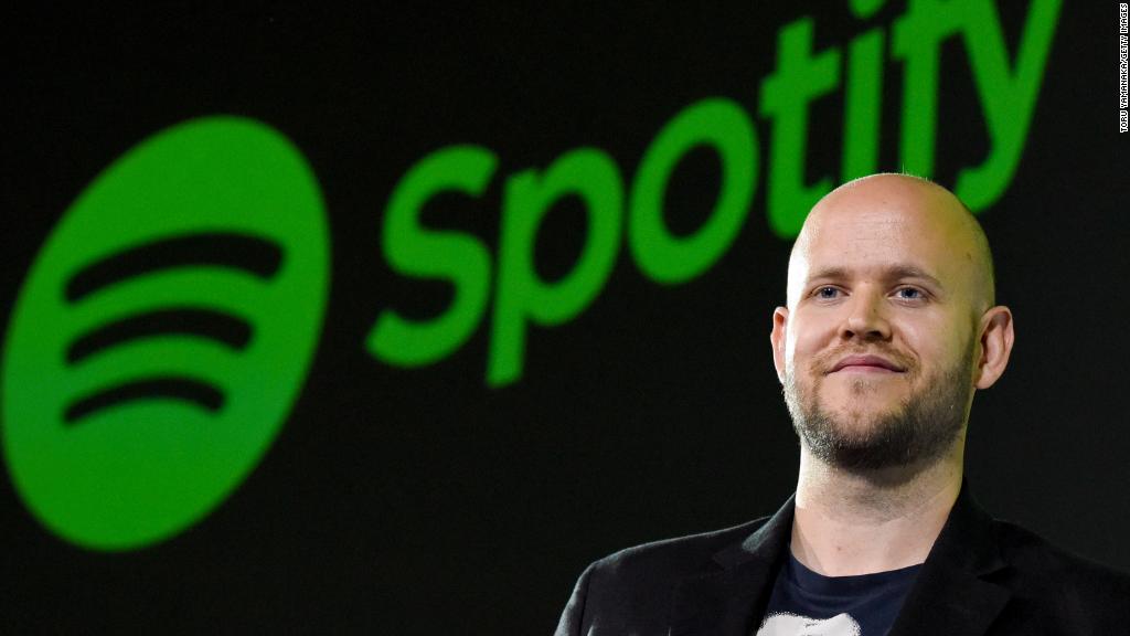 Spotify's unusual NYSE playlist