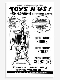 toys r us ad 1970