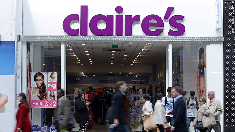 Claire's files for bankruptcy