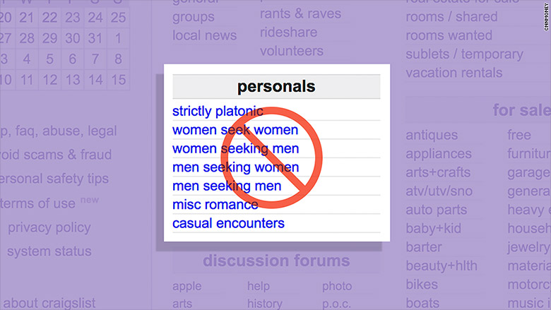 Craigslist Shuts Down Its Personals Section