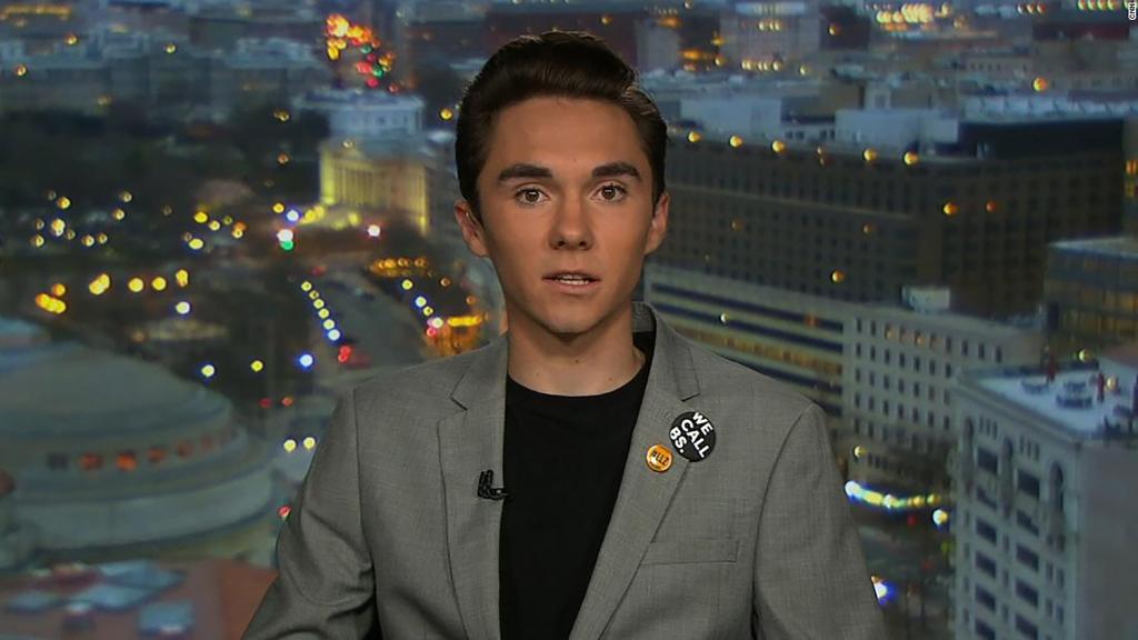 David Hogg reacts to Laura Ingraham's apology