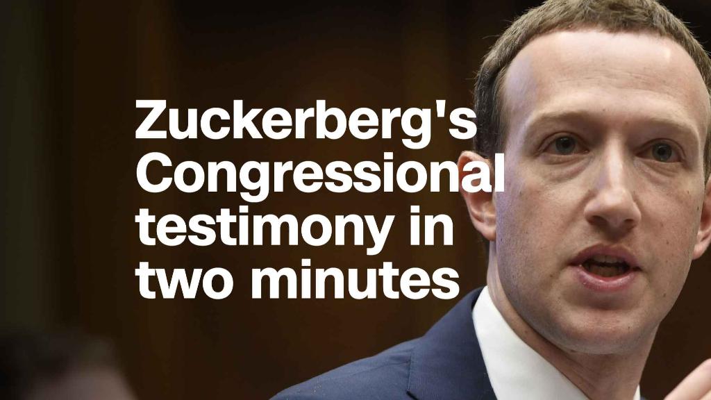 Mark Zuckerberg's House testimony in two minutes