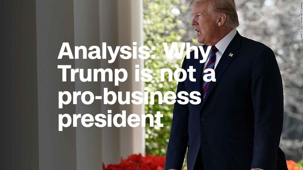 Analysis: Why Trump is not a pro-business president