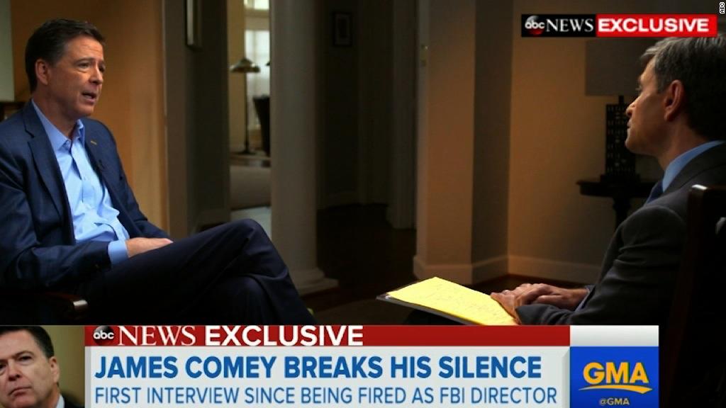 Comey: Briefing Trump felt like out-of-body experience