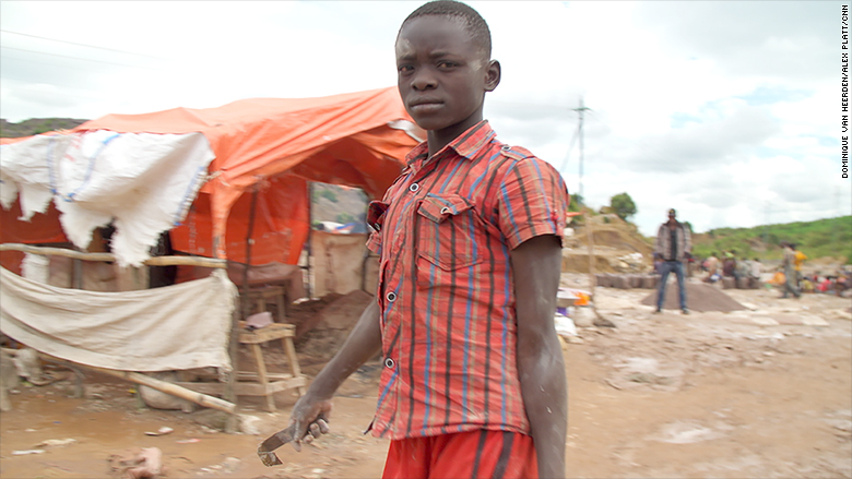 cobalt ore mining child labor