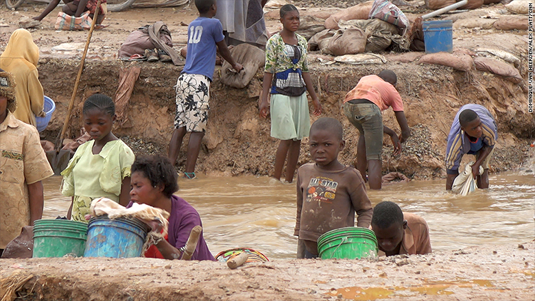 cobalt mining kids river