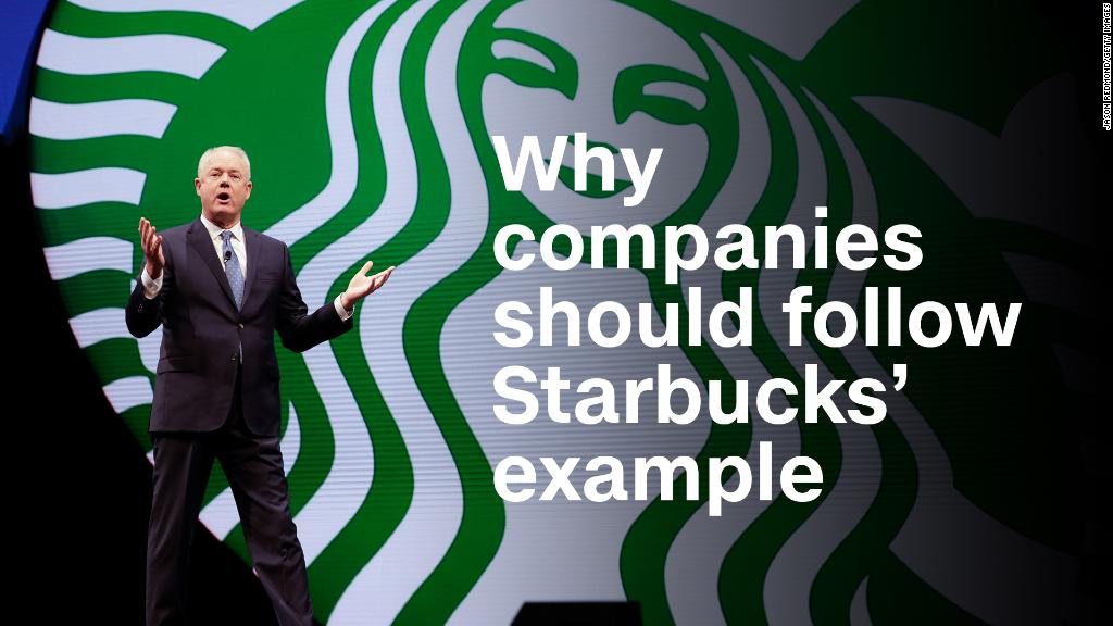 Richard Quest: Companies should follow Starbucks' example