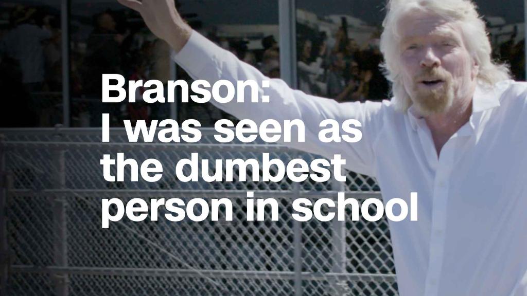 Branson: I was seen as the dumbest person in school