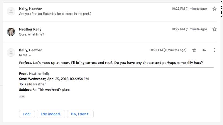 gmail smart replies