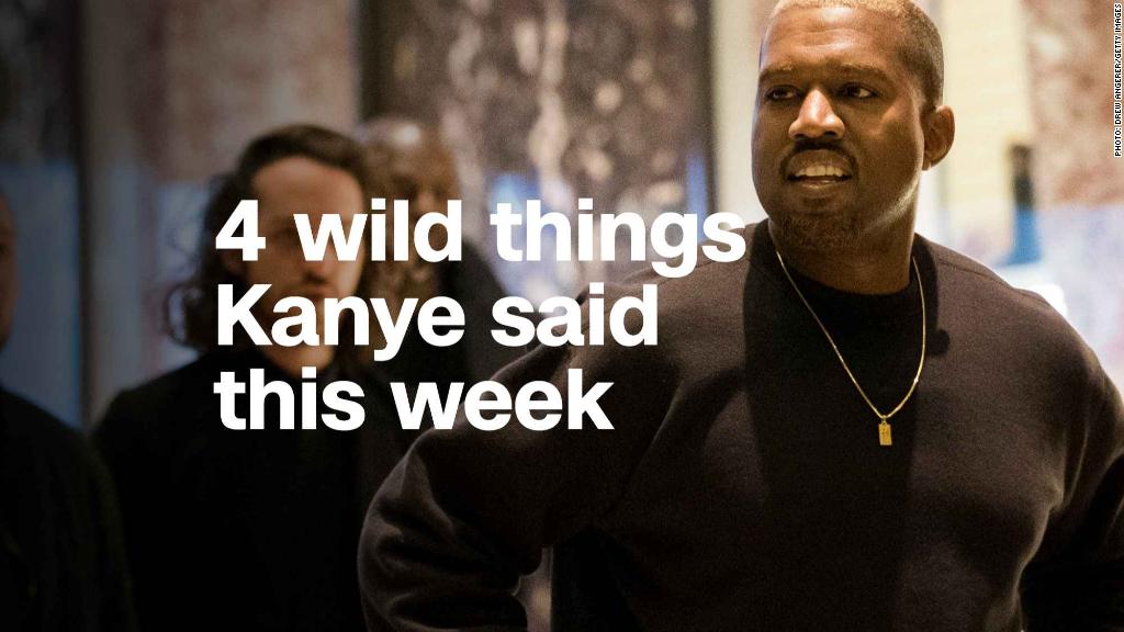 4 wild things Kanye said this week