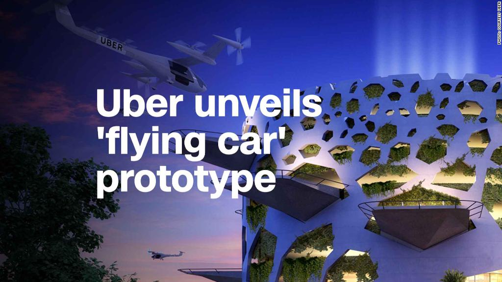 Uber unveils flying car prototype