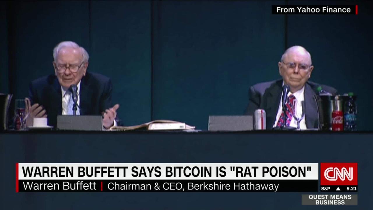buffett crypto is rat posin