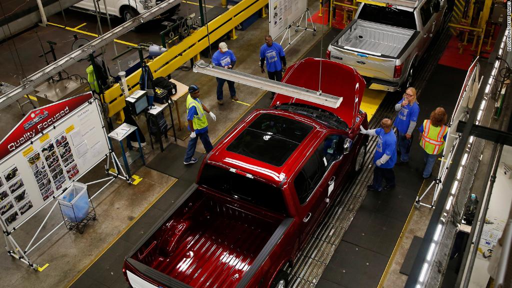 Ford stops production of F-150 trucks