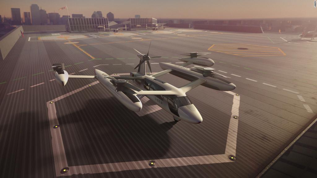 Uber planning flying taxis for 2023