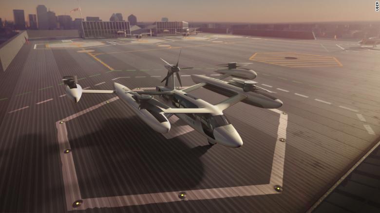 Uber Flying Taxis Clean