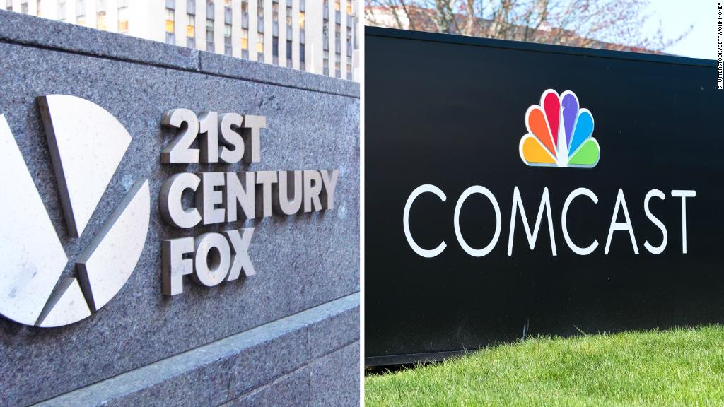 Comcast bids $65B for 21st Century Fox assets