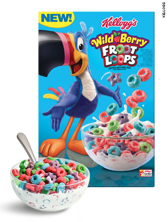 froot loops box bowl